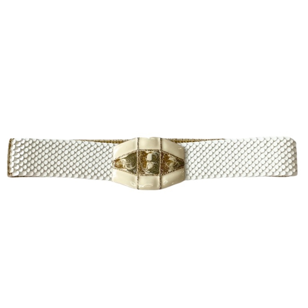 Vintage Day-Lor Scaled White Belt